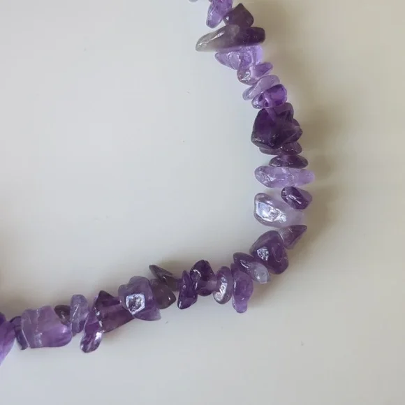 Amethyst Beaded Necklace - Picture 3 of 4